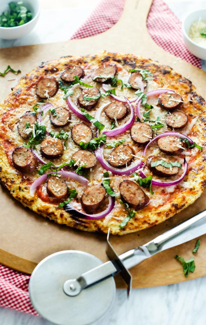 Red Onion Pizza
 Roasted Garlic Chicken Sausage Manchego & Red ion Pizza