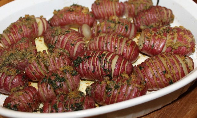 Red Potato Recipe
 Hasselback Red Potatoes Recipe