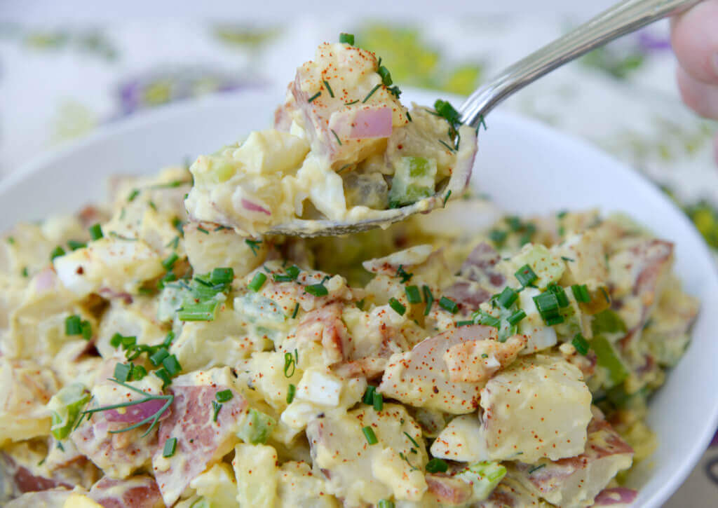 Red Potato Salad With Bacon
 Red Skinned Potato Salad with Bacon Now Find Gluten Free