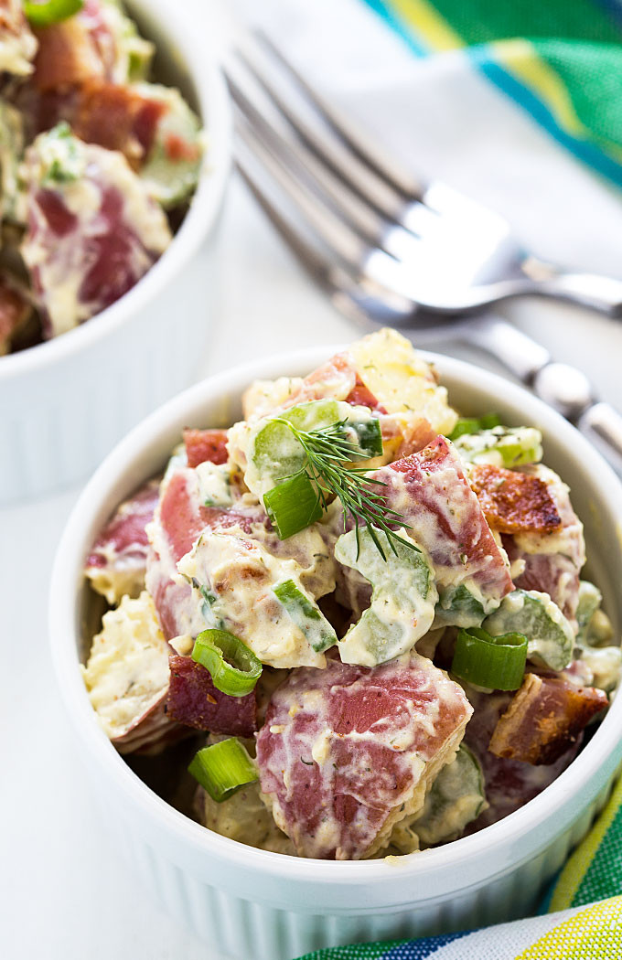 Red Potato Salad With Bacon
 red potato salad with bacon