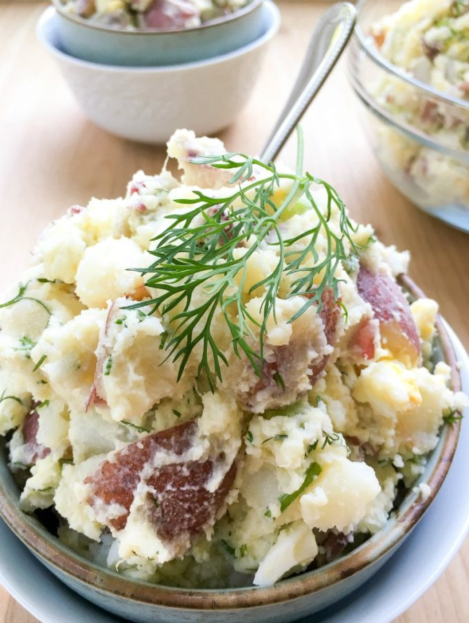 Red Potato Salad With Dill
 Red Potato Salad with Dill Red Bliss Dijon Mustard Eggs