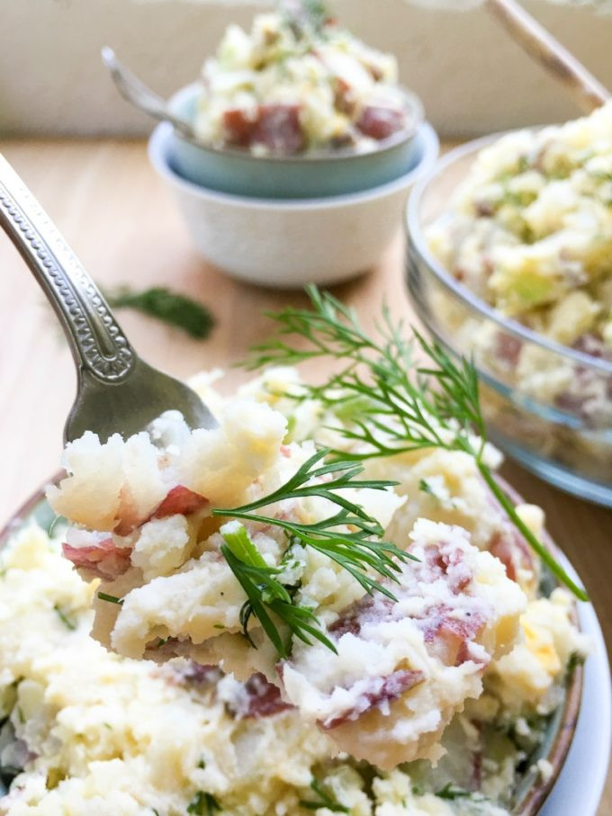 Red Potato Salad With Dill
 Red Bliss Potato Salad with Dill Eazy Peazy Mealz