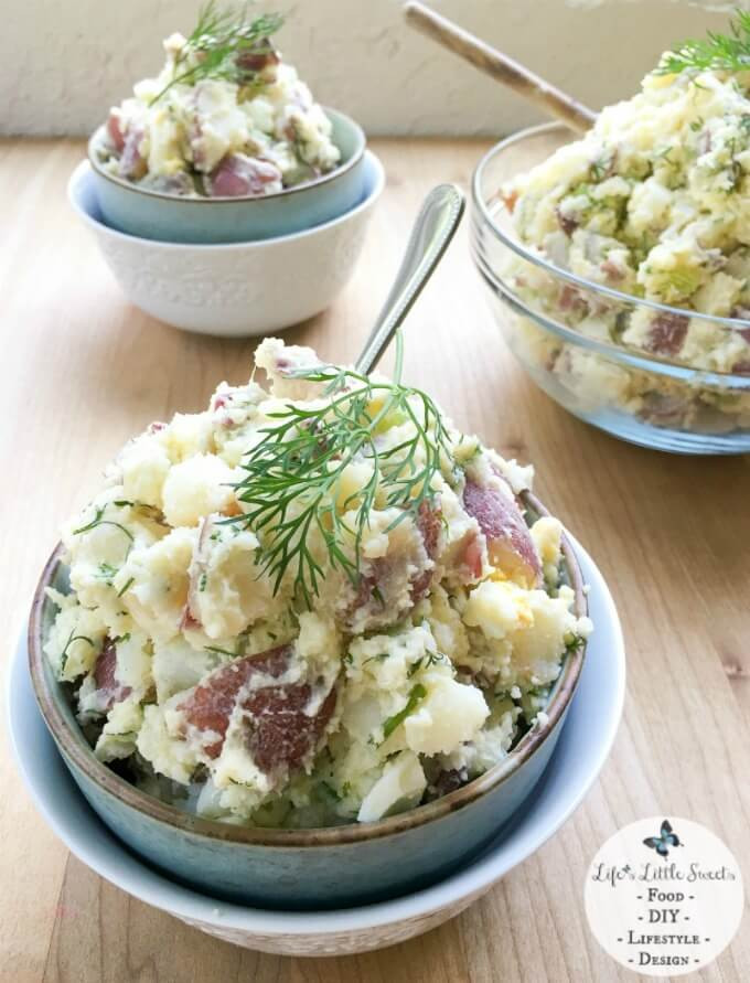 Red Potato Salad With Dill
 Red Potato Salad with Dill Red Bliss Dijon Mustard Eggs