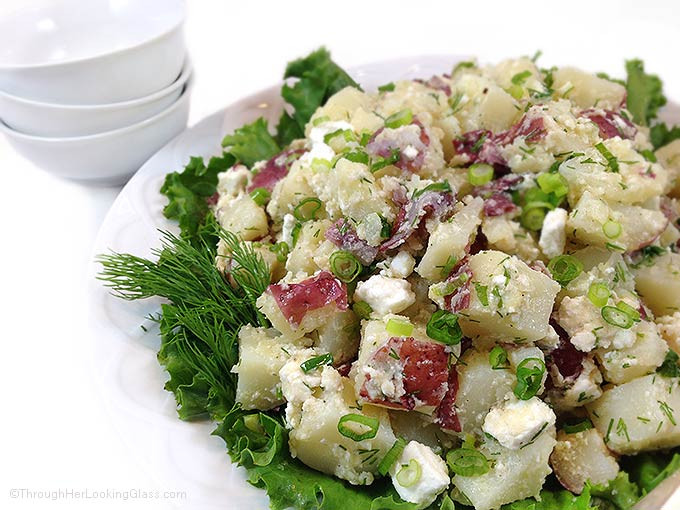 Red Potato Salad With Dill
 Fresh Dill Red Potato Salad with Feta No Mayo Through