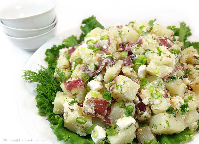 Red Potato Salad With Dill
 Fresh Dill Red Potato Salad with Feta No Mayo Through