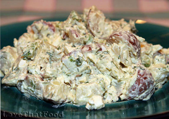 Red Potato Salad With Dill
 Mustard Dill Red Potato Salad Recipe with Picture