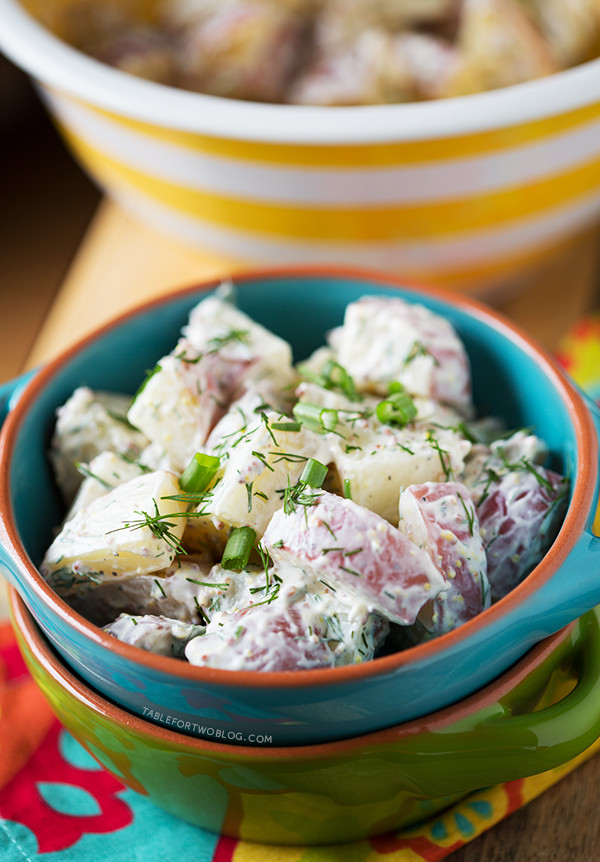 Red Potato Salad With Dill
 Healthy Red Potato and Dill Salad Table for Two