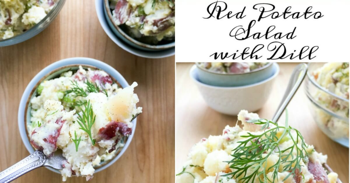 Red Potato Salad With Dill
 Red Potato Salad with Dill Red Bliss Dijon Mustard Eggs