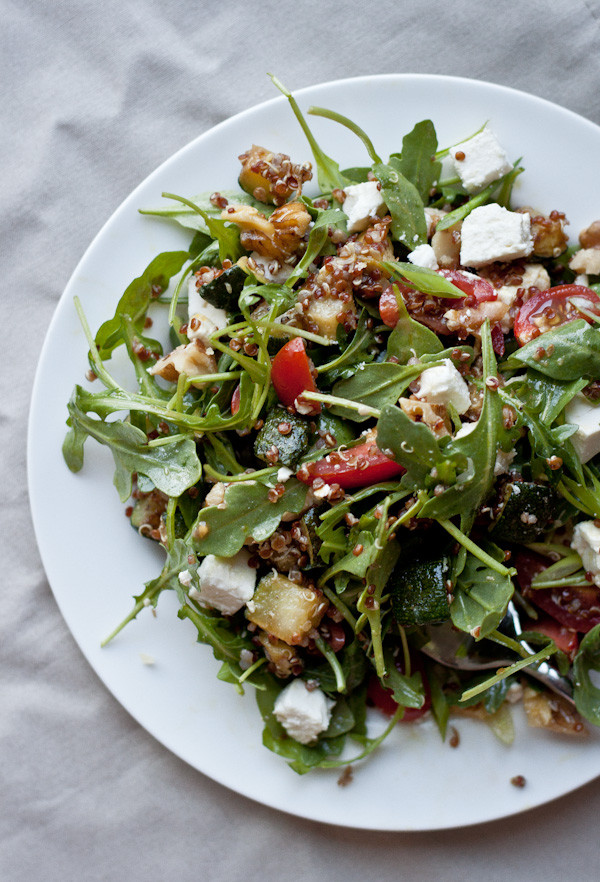 Red Quinoa Salad
 Red Quinoa Arugula Salad A Beautiful Plate