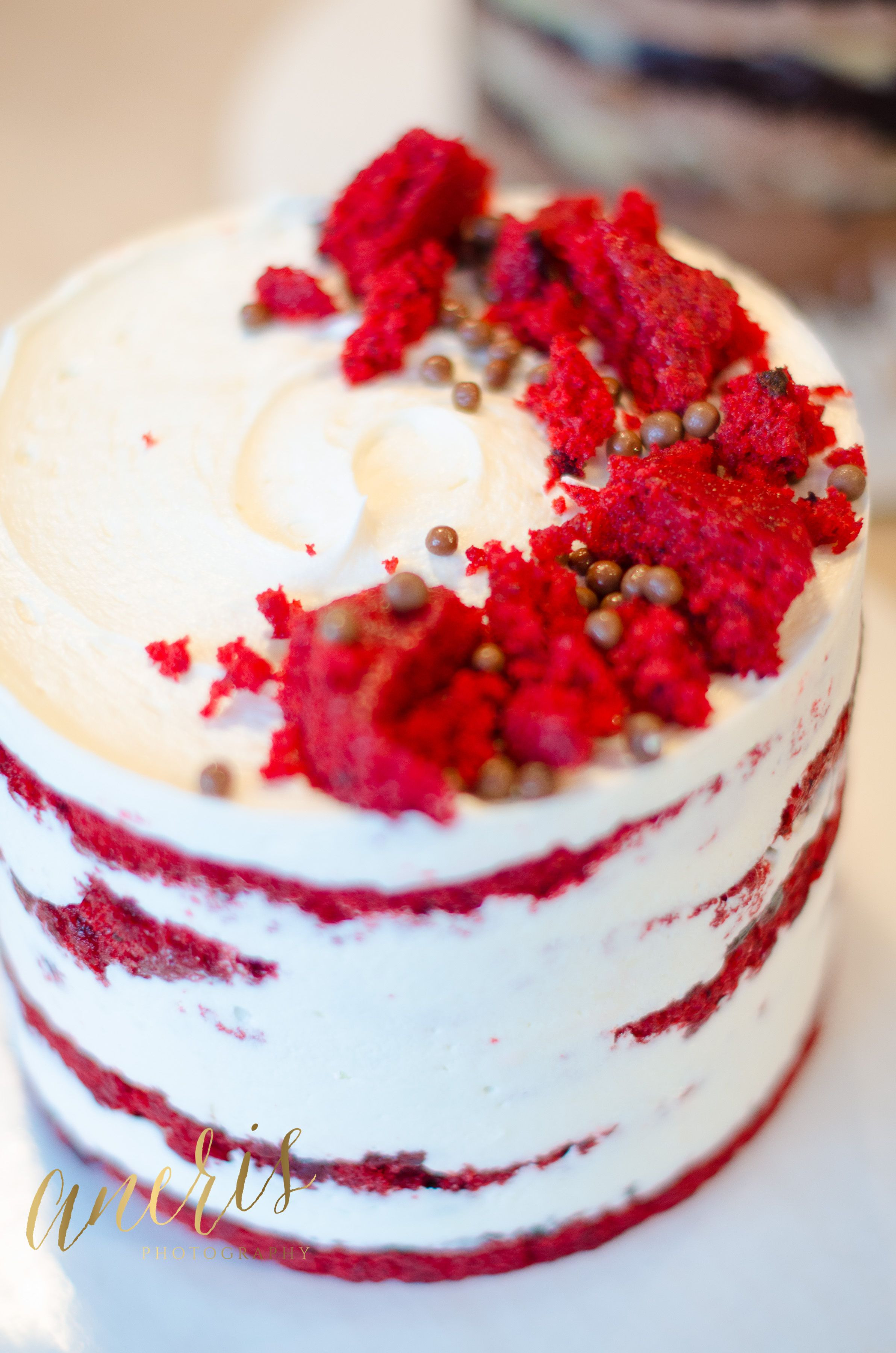 Red Velvet Birthday Cake
 Red Velvet Naked Cake by Aneris s
