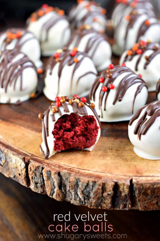 Red Velvet Cake Balls
 Red Velvet Cake Balls Shugary Sweets