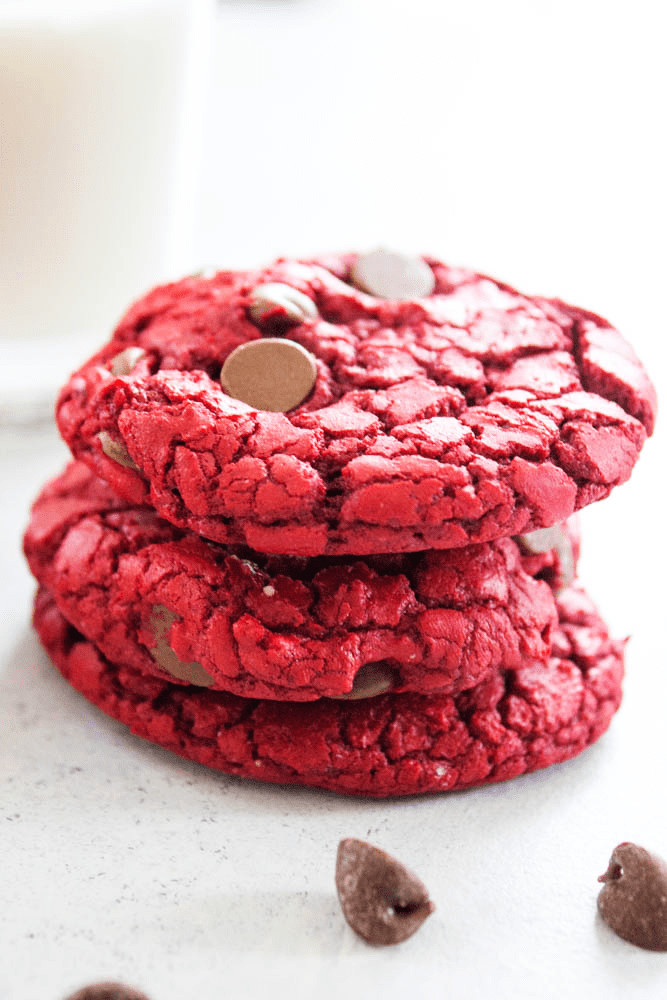 Red Velvet Cake Mix Cookies
 RED VELVET CAKE MIX COOKIES A Dash of Sanity