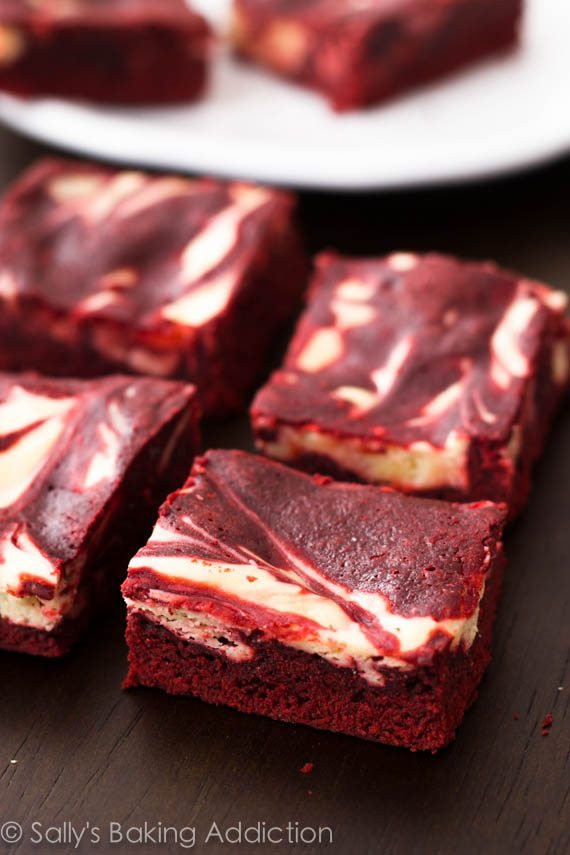 Red Velvet Cheesecake Brownies
 Red Velvet Cheesecake Swirl Brownies Sallys Baking Addiction