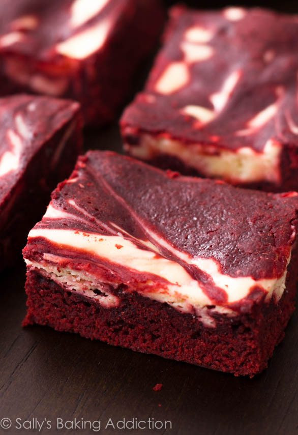 Red Velvet Cheesecake Brownies
 Red Velvet Cheesecake Swirl Brownies Sallys Baking Addiction