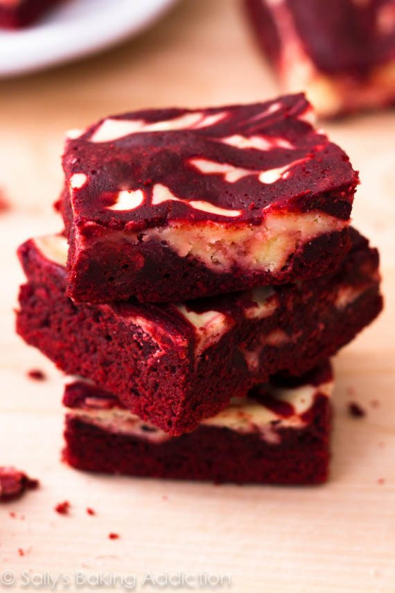 Red Velvet Cheesecake Brownies
 Red Velvet Cheesecake Swirl Brownies Sallys Baking Addiction