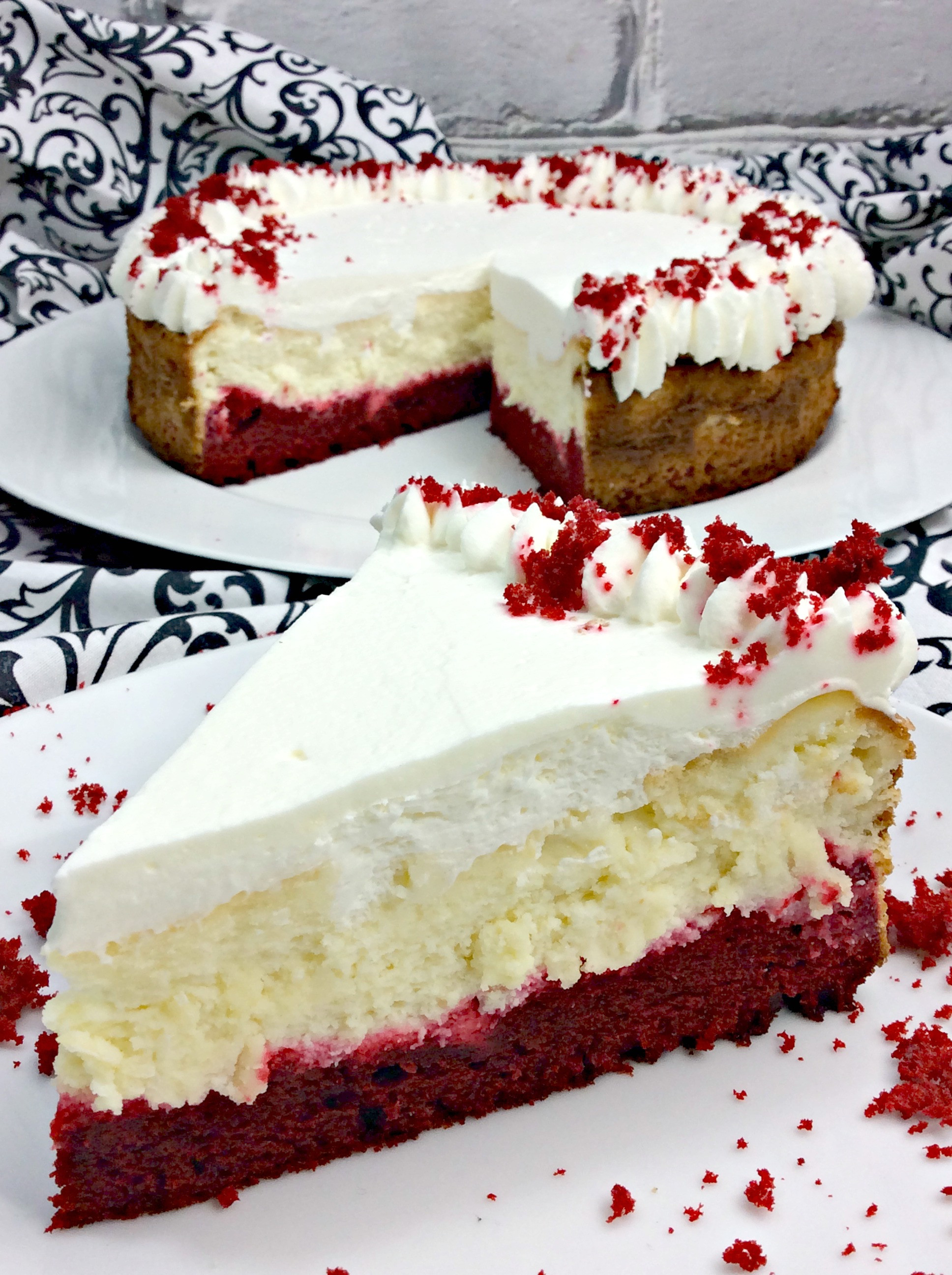 Red Velvet Cheesecake Recipe
 Knock You Naked Red Velvet Cheesecake