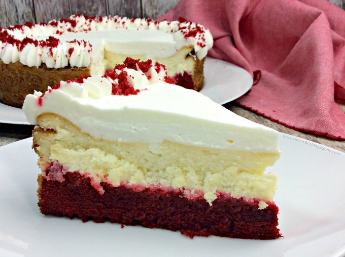 Red Velvet Cheesecake Recipe
 Red Velvet Cheesecake Kitchen Fun With My 3 Sons