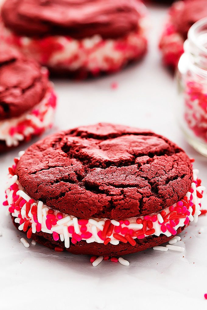 Red Velvet Sandwich Cookies
 Red Velvet Sandwich Cookies