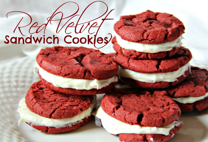 Red Velvet Sandwich Cookies
 Spice Gals Red Velvet Sandwich Cookies
