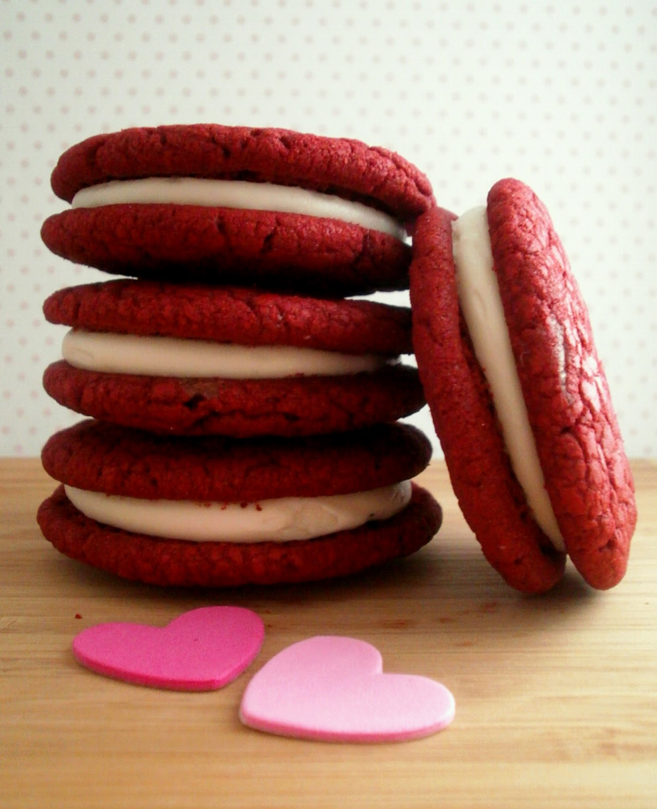 Red Velvet Sandwich Cookies
 The Busty Baker Red Velvet Sandwich Cookies