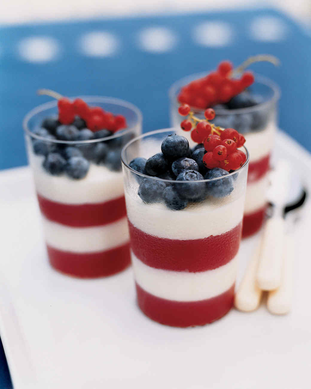 Red White And Blue Dessert
 Red White and Blue Parfaits
