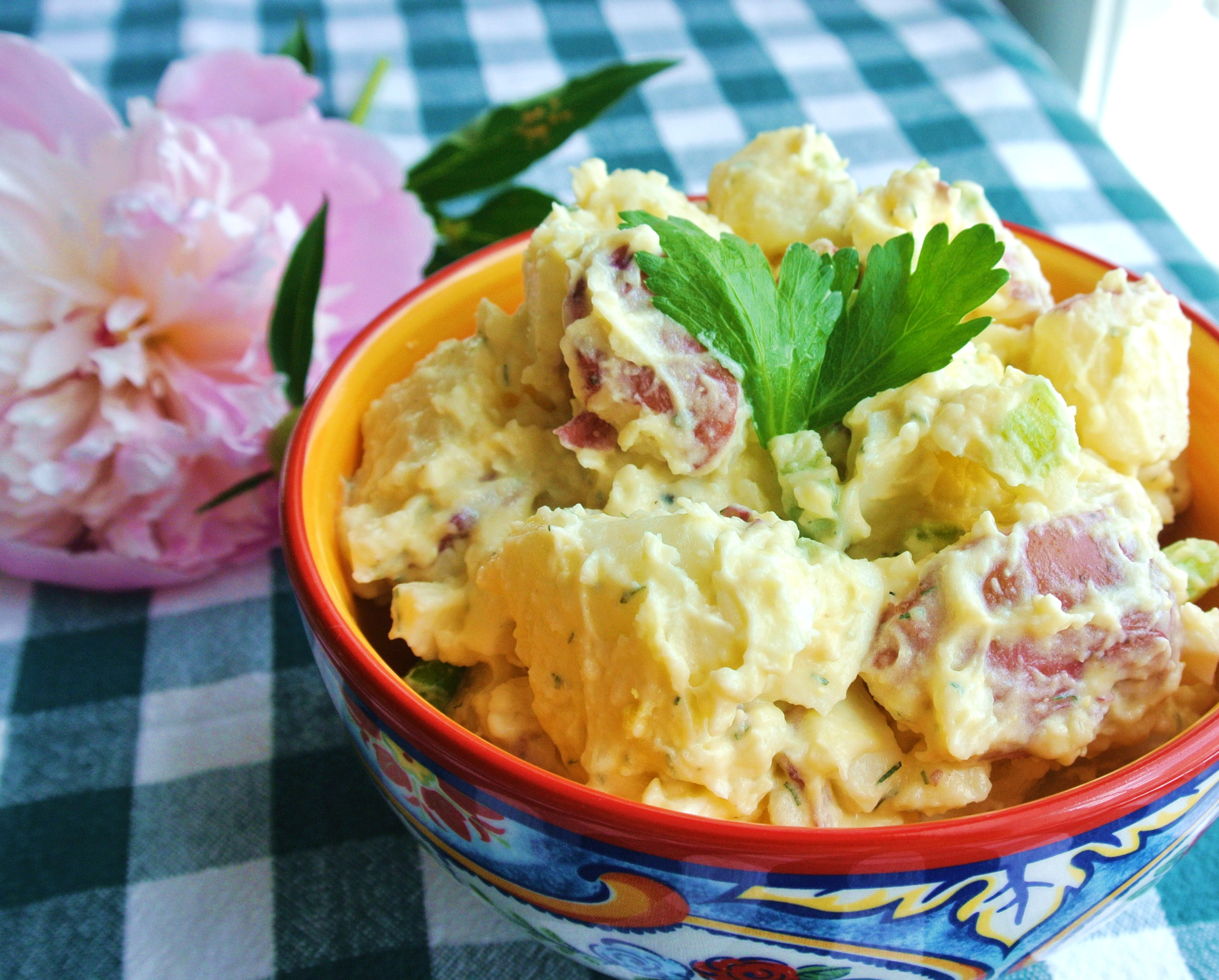 Redskin Potato Salad
 The Best Creamy Dill Red Skin Potato Salad No Plate Like