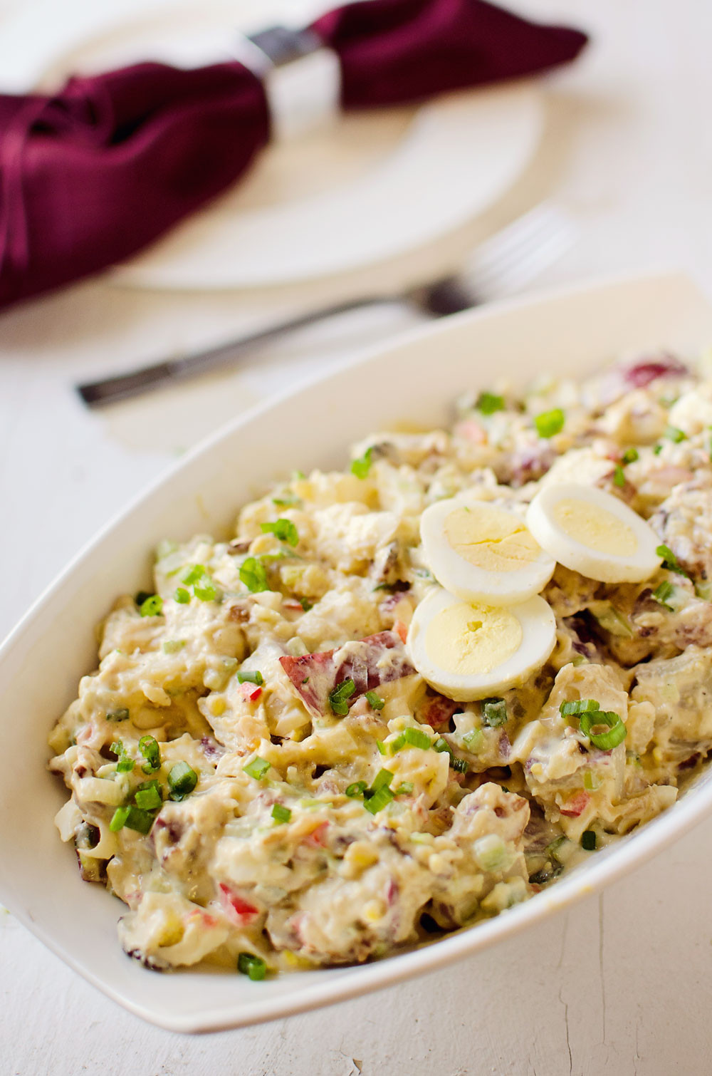 Redskin Potato Salad
 Roasted Garlic & Red Skin Potato Salad