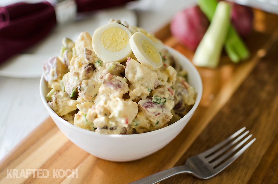 Redskin Potato Salad
 Roasted Garlic & Red Skin Potato Salad