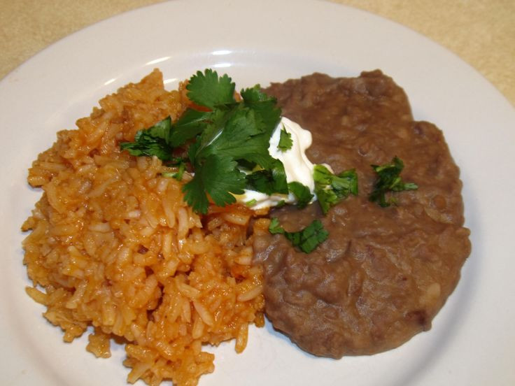 Refried Beans And Rice
 If you read how easy it was to make Mexican restaurant