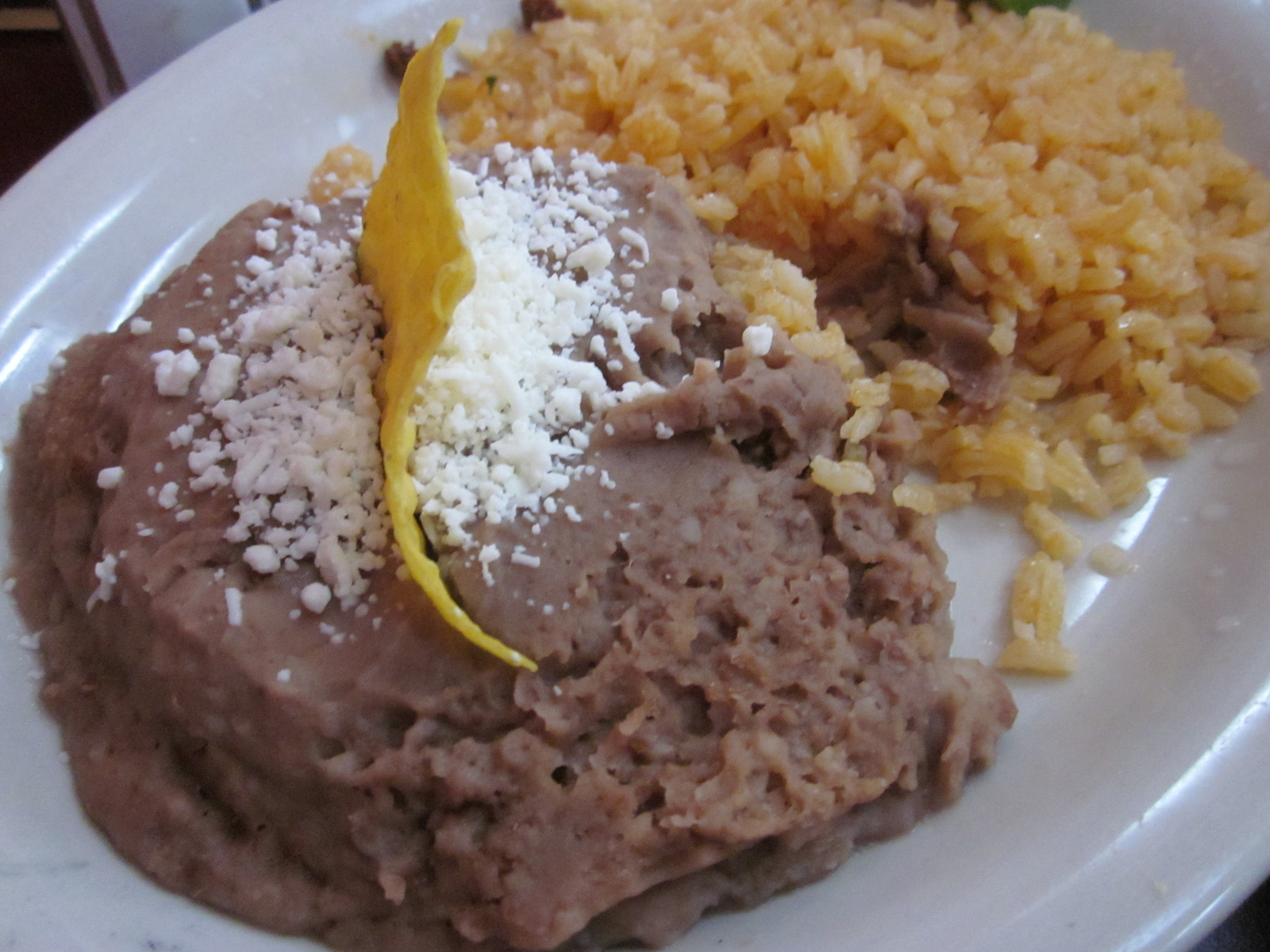 Refried Beans And Rice
 Homi Restaurante Mexicano West St Paul