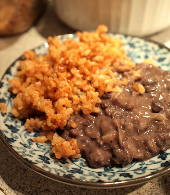 Refried Beans And Rice
 Renae s Adventures Refried Black Beans and Spanish Rice