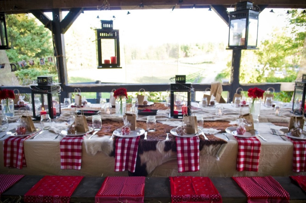 Rehearsal Dinner Decorations
 Western Style Rehearsal Dinner Rustic Wedding Chic