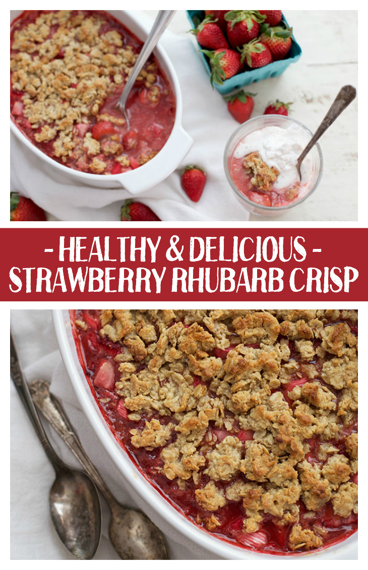 Rhubarb Dessert Recipes
 Healthy Strawberry Rhubarb Crisp