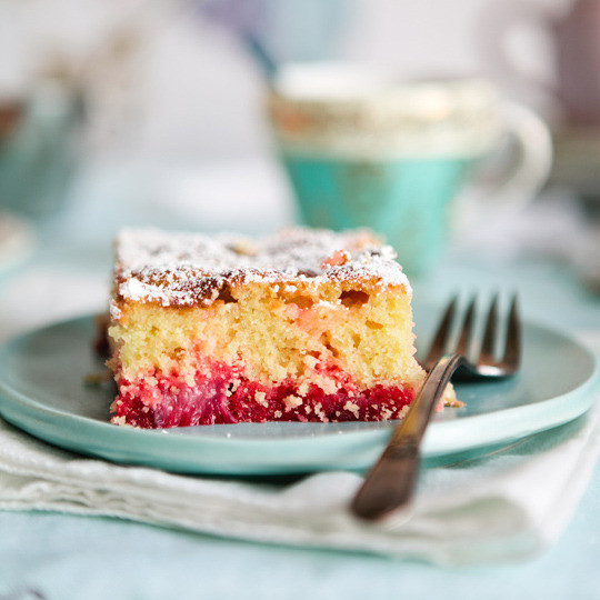 Rhubarb Dessert Recipes
 Recipe Big Pink Rhubarb Cake