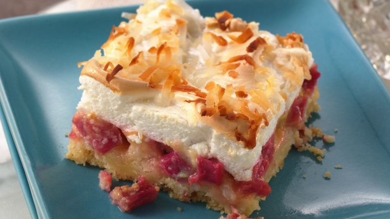 Rhubarb Dessert Recipes
 rhubarb torte with meringue topping