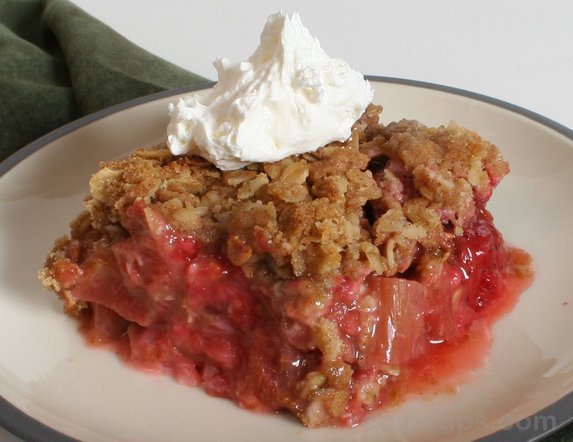 Rhubarb Dessert Recipes
 rhubarb strawberry crisp