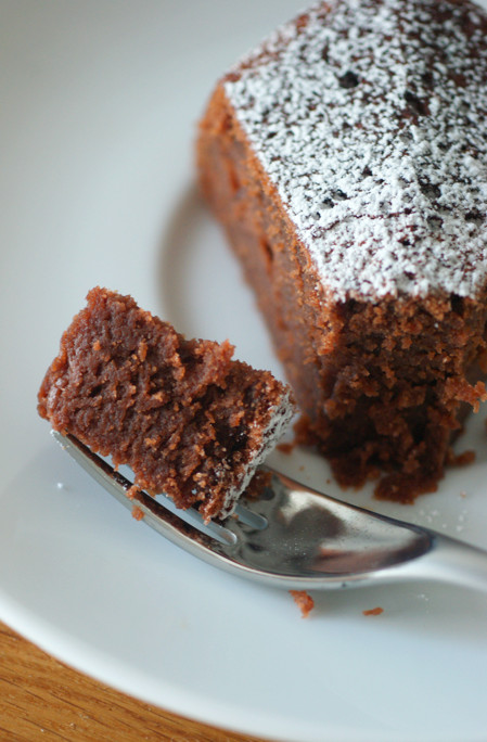 Riccotta Pound Cake
 Poires au Chocolat Chocolate Ricotta Pound Cake