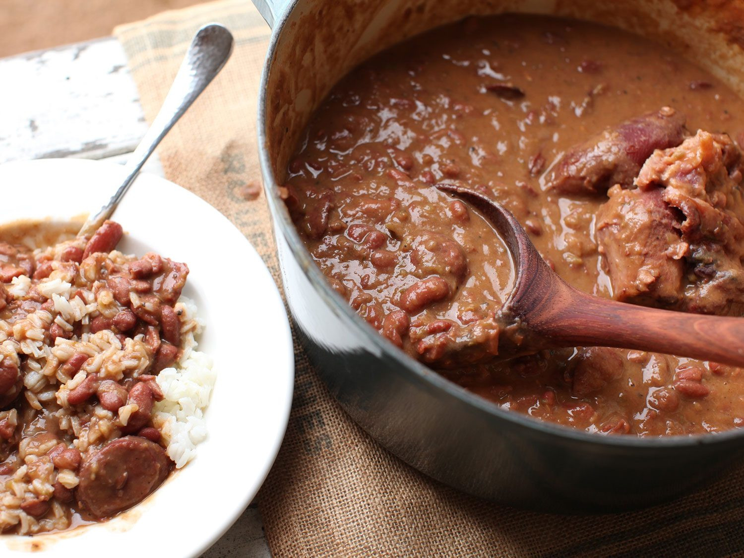 Rice And Beans Recipe
 New Orleans Style Red Beans and Rice Recipe
