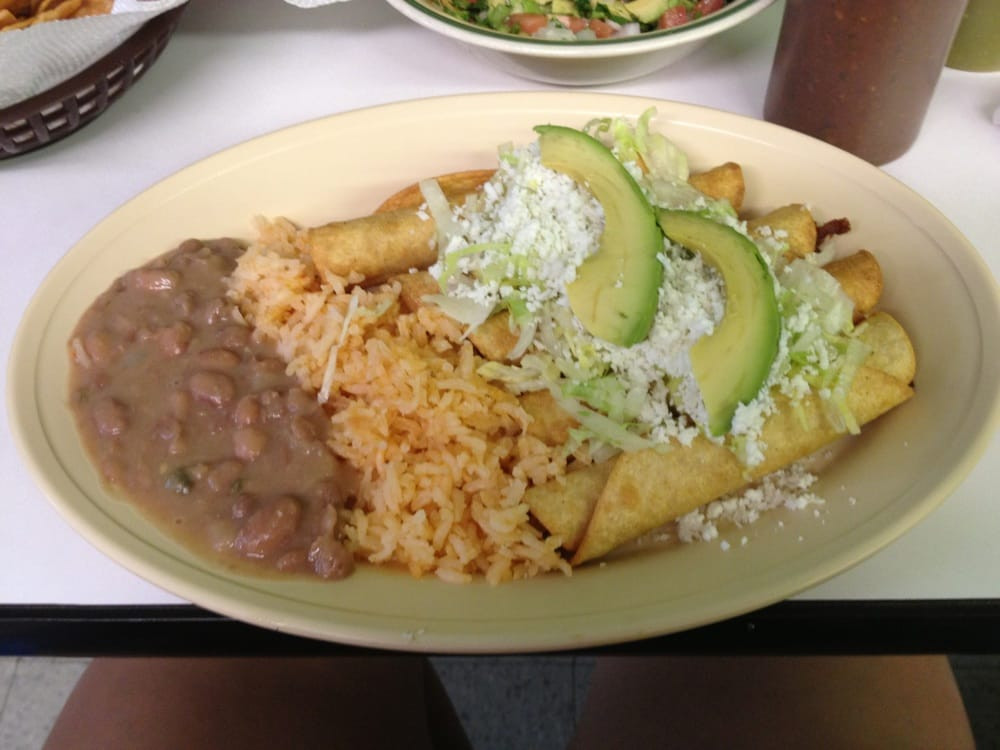 Rice And Beans Restaurant
 Chicken flautas rice and beans Yelp