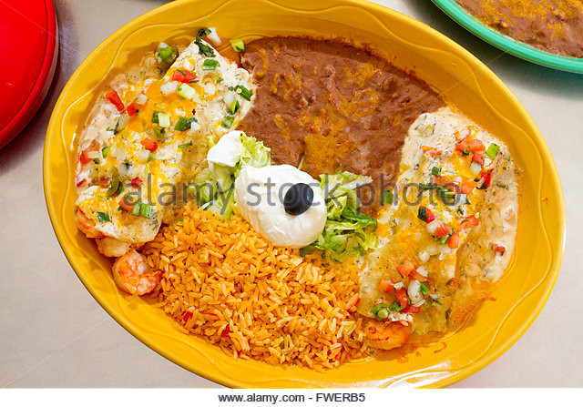 Rice And Beans Restaurant
 Enchiladas Stock s & Enchiladas Stock Alamy