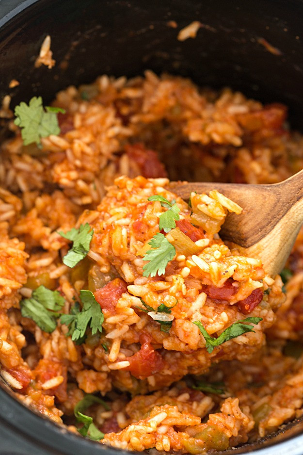Rice Cooker Mexican Rice
 Slow Cooker Mexican Rice Spanish Rice Gal on a Mission