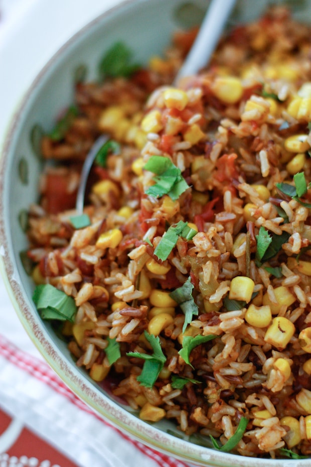 Rice Cooker Mexican Rice
 Mexican Wild Rice Recipe and a Zojirushi Rice Cooker Giveaway