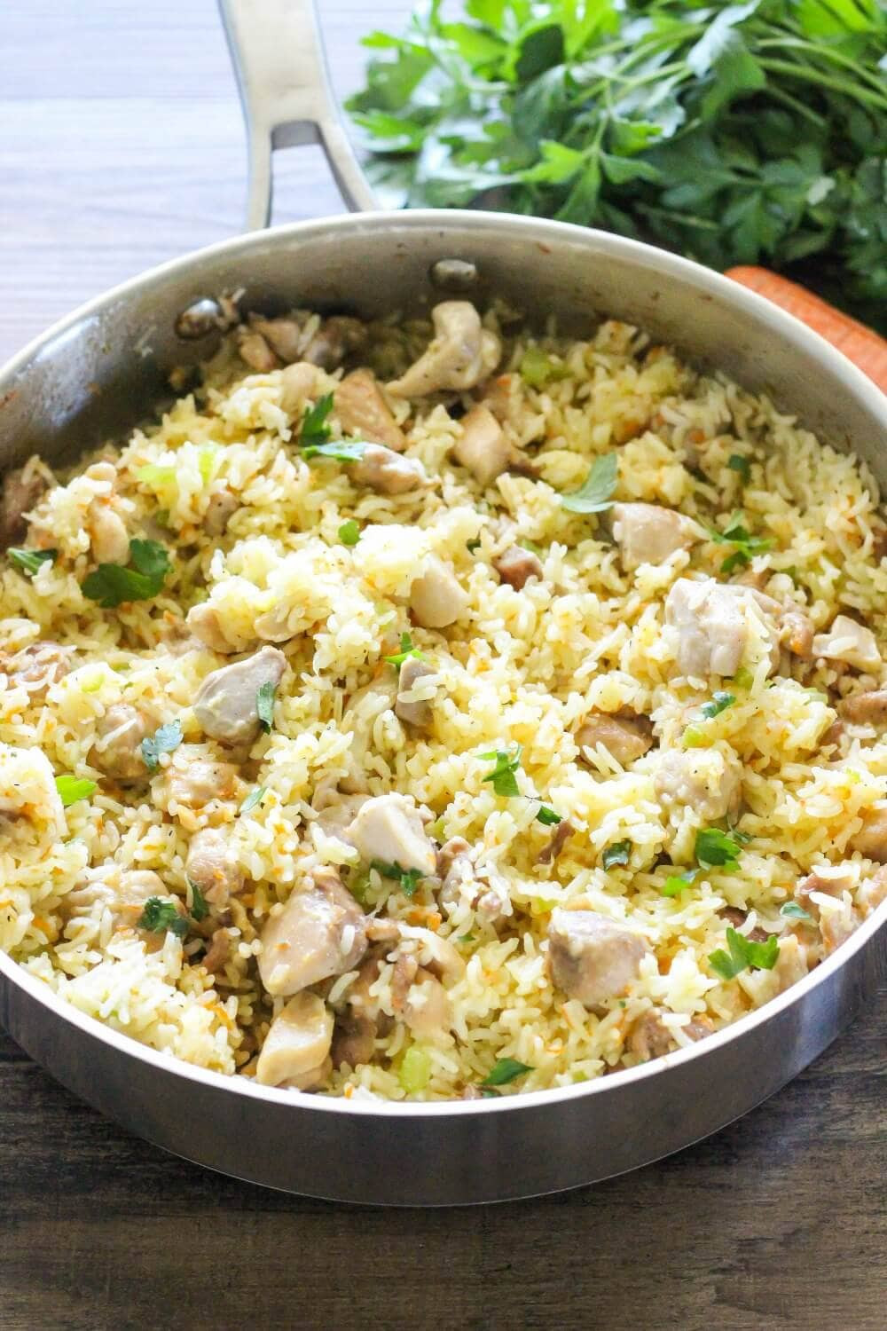 Rice Dinner Recipes
 e Pot Creamy Chicken and Rice I Heart Nap Time