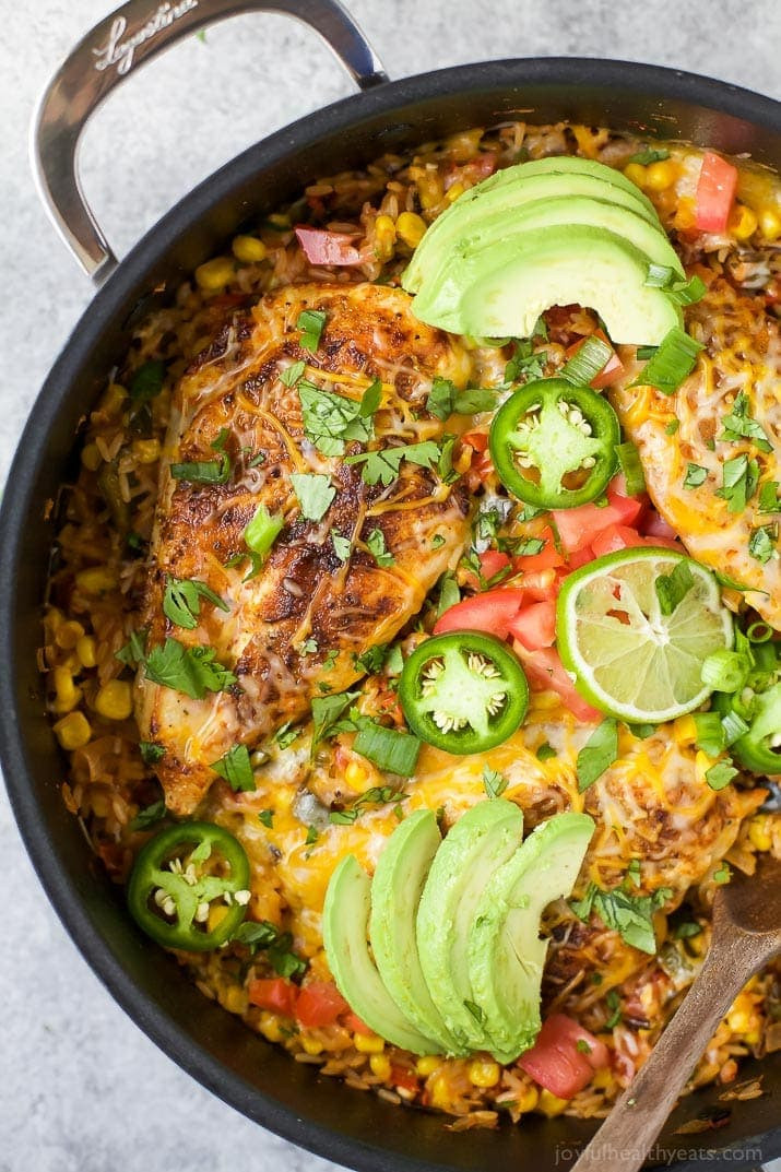 Rice Dinner Recipes
 e Pan Southwestern Chicken and Rice