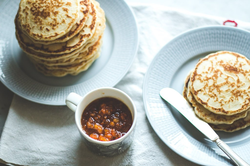 Rice Flour Pancakes
 Gluten Free Pancakes with Cloudberry pote