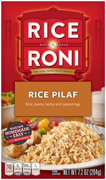 Rice Pilaf Calories
 Rice A Roni Rice Pilaf Rice Mix