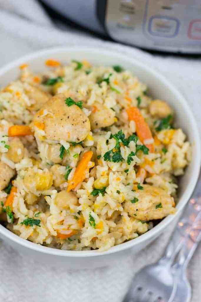Rice Pilaf Instant Pot
 Instant Pot Rice Pilaf with Chicken and Ve ables