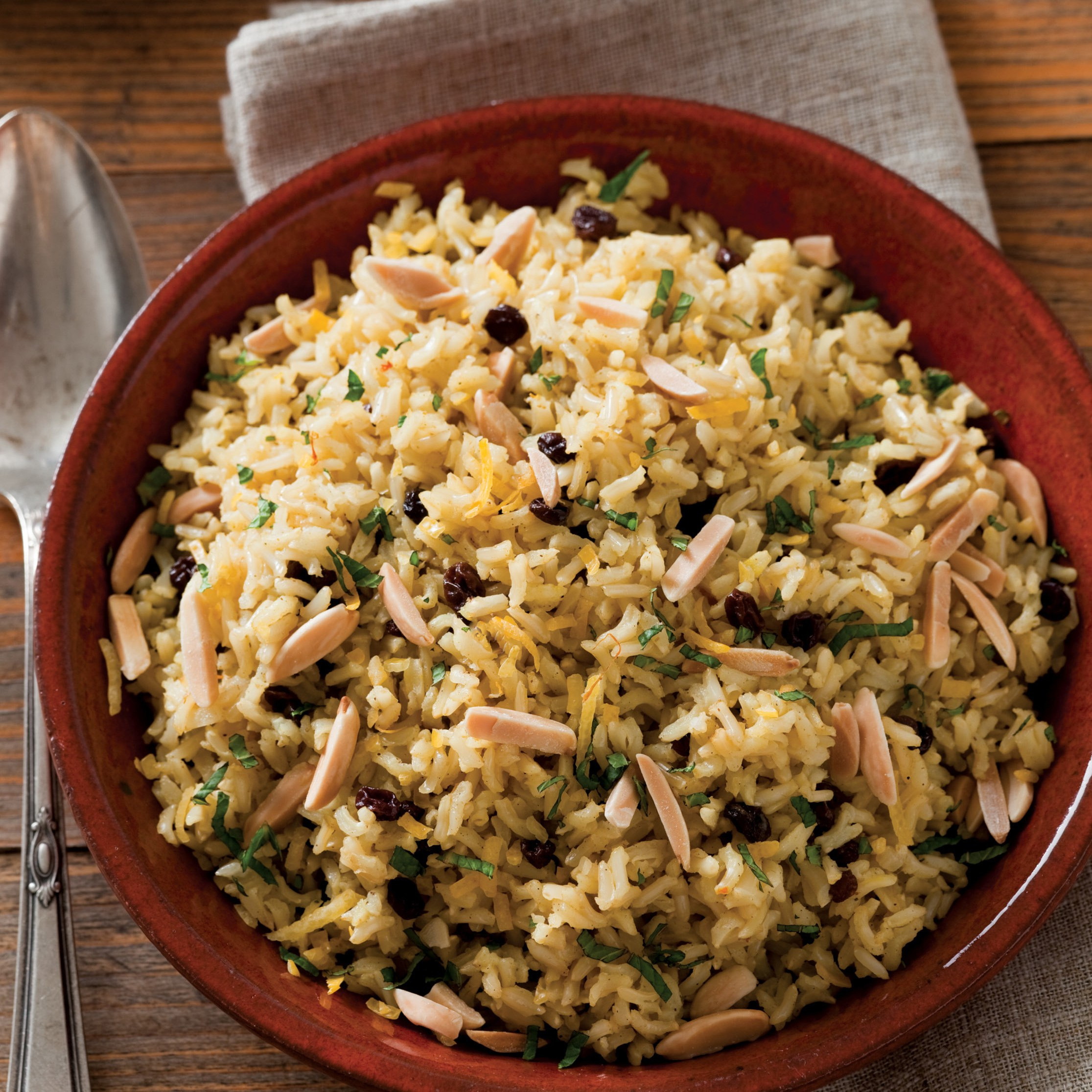 Rice Pilaf Recipes
 Brown Rice Pilaf with Saffron and Ginger recipe