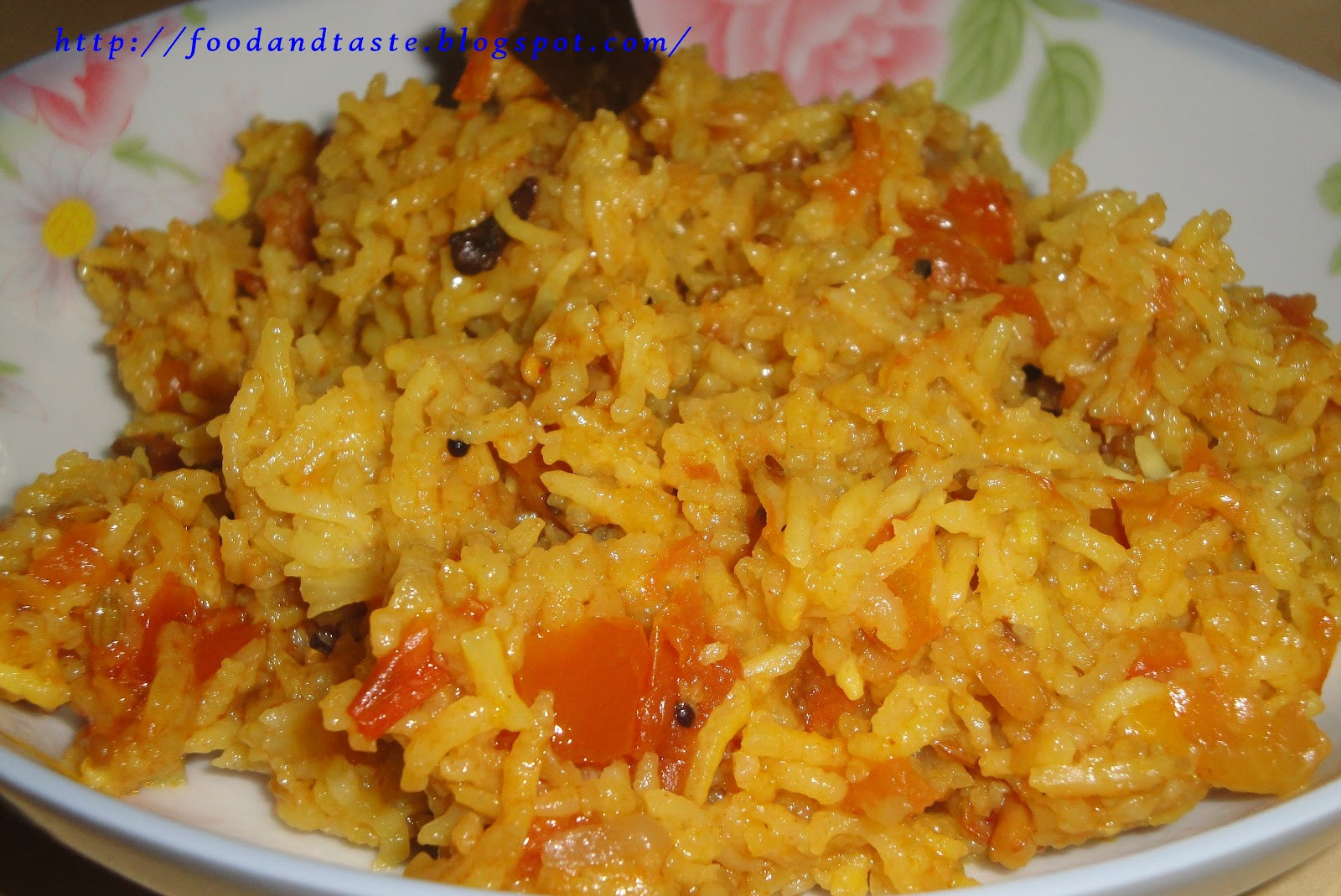 Rice Recipes Indian
 Food and Taste Thakkali Sadam Tomato Rice South Indian