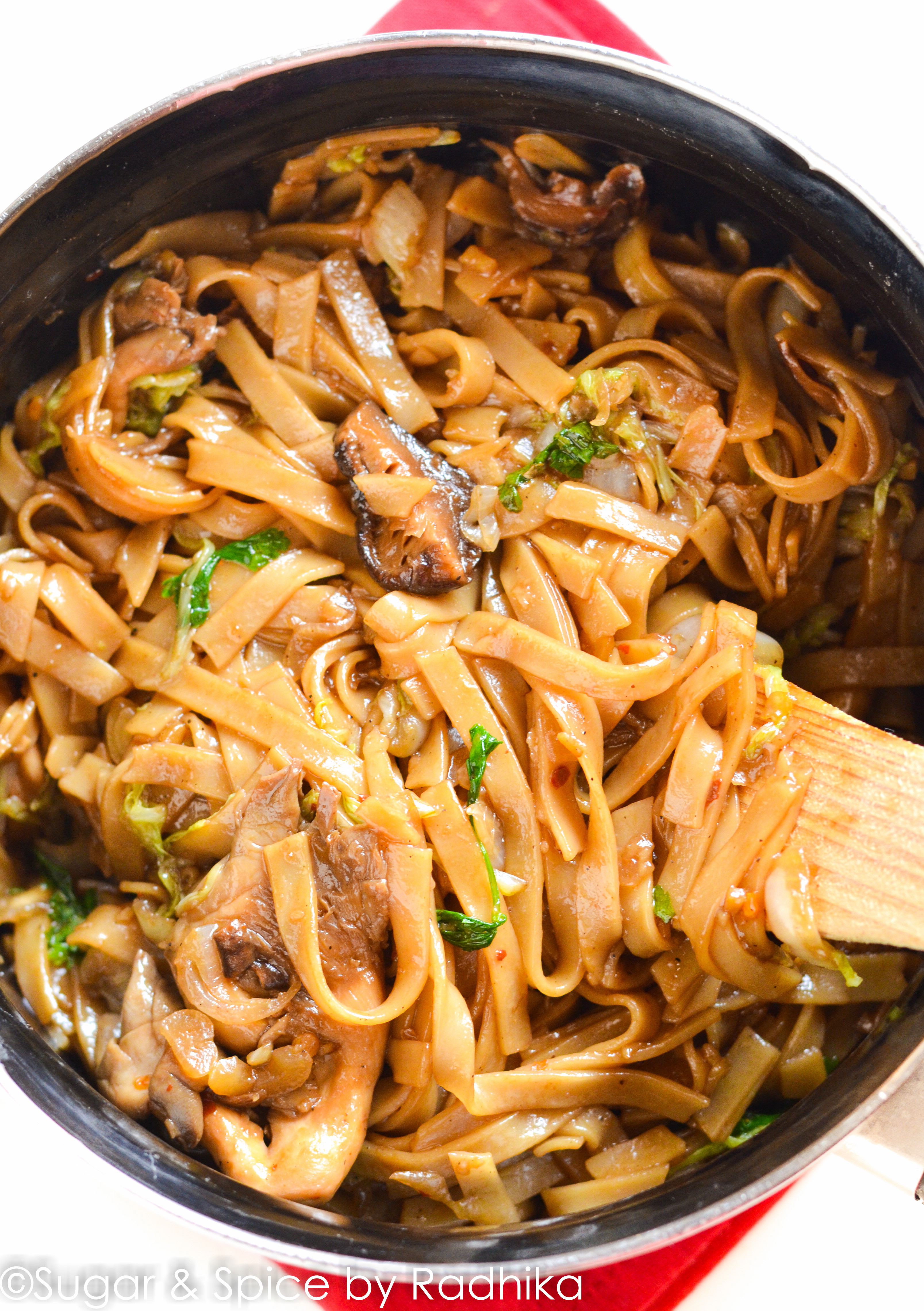 Rice Stick Noodles
 Rice Stick Noodles with Shiitake and Oyster Mushrooms